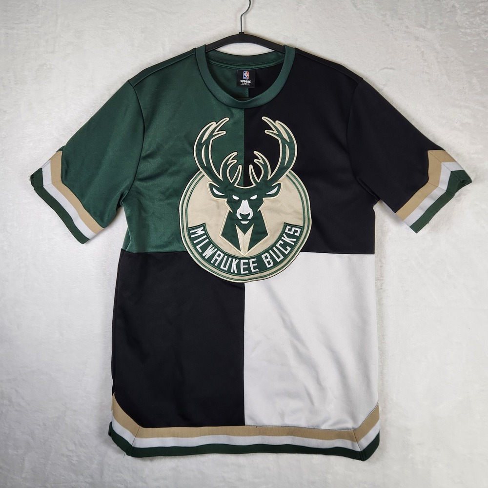 NBA Milwaukee Bucks UNK T-Shirt Giannis Antetokounmpo #34 Patch S